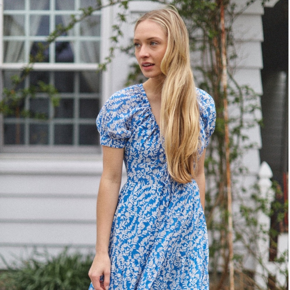 Banjanan Norma Dress - Shadow Bloom Marina